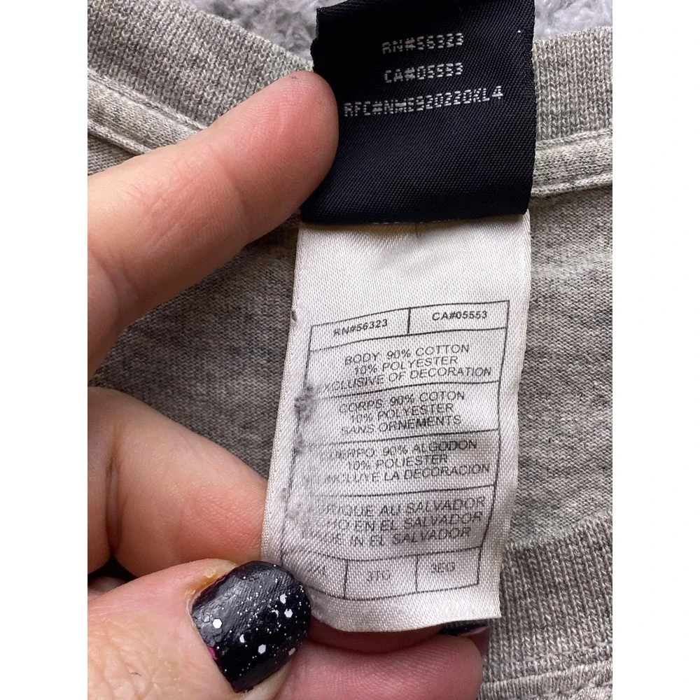 Air Jordan Represent Mens 3XL Jumpman Nike Spell Out Y2K Gray‎ Blue Athleisure